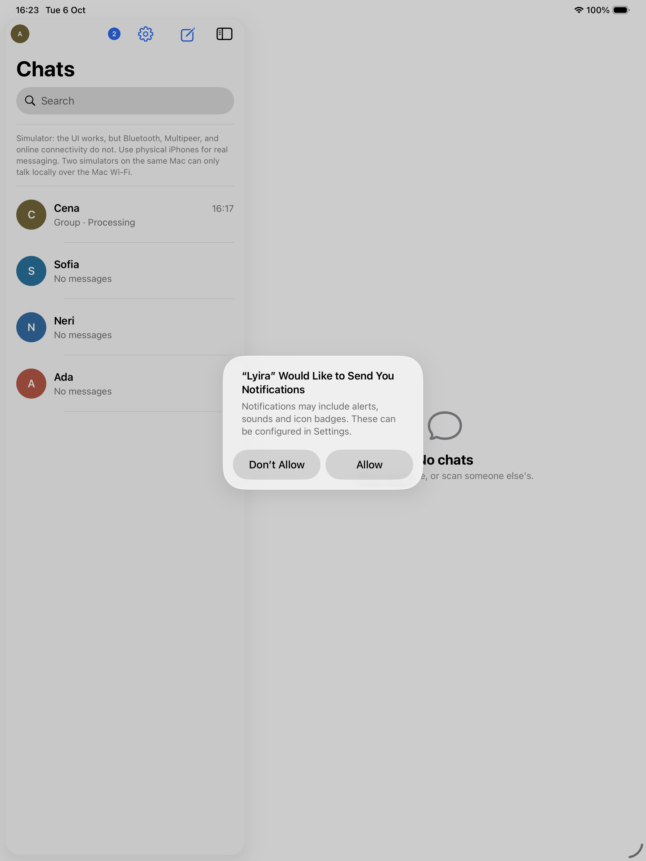 Chat list
