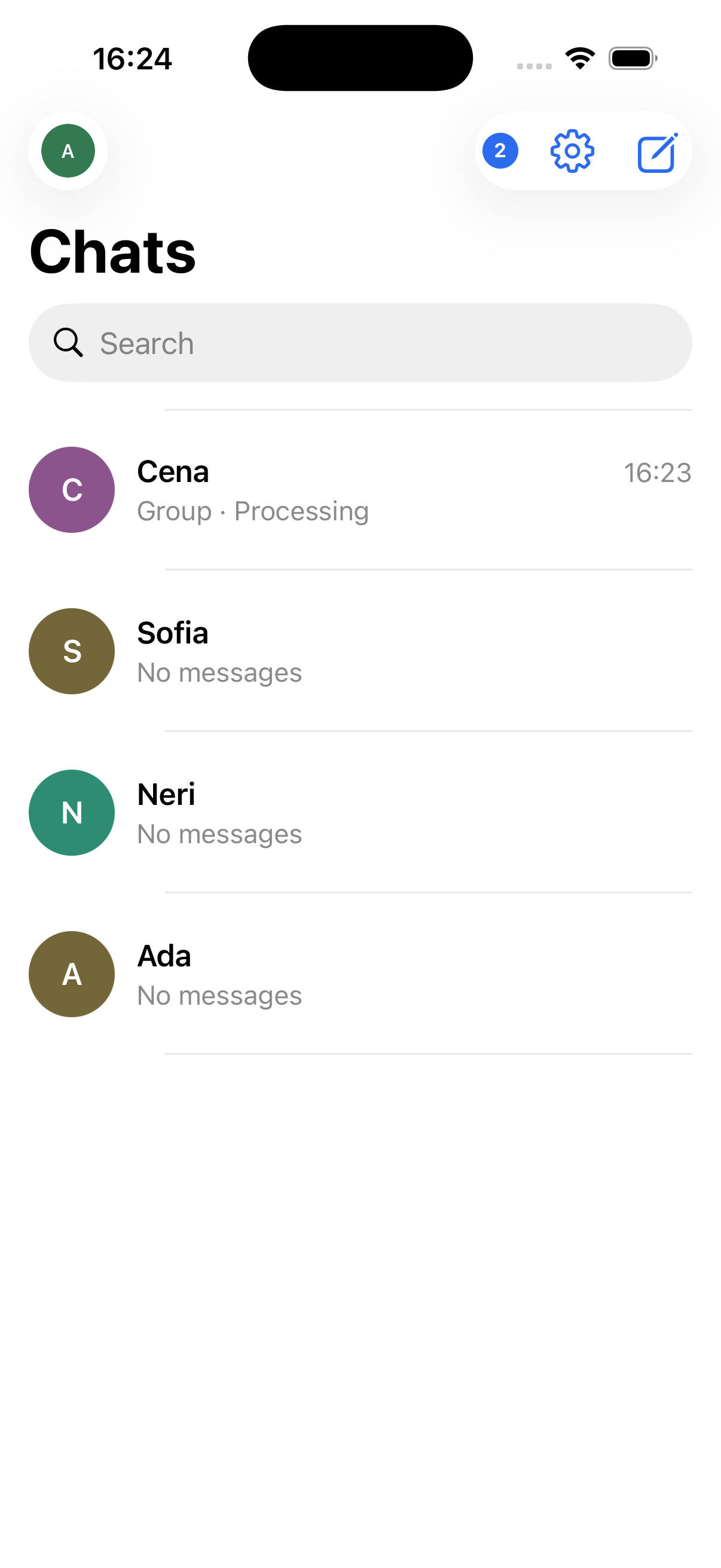 Chat list