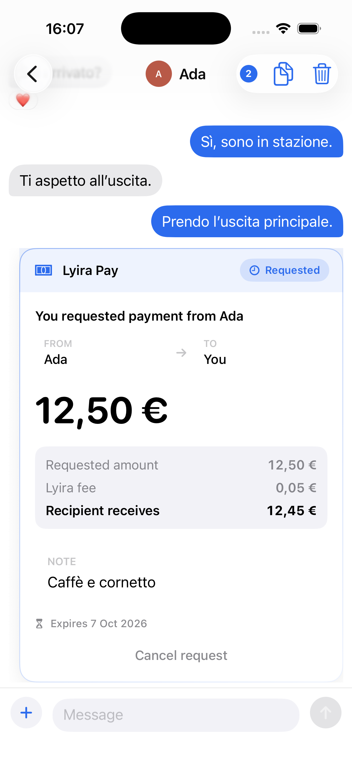 Split payment